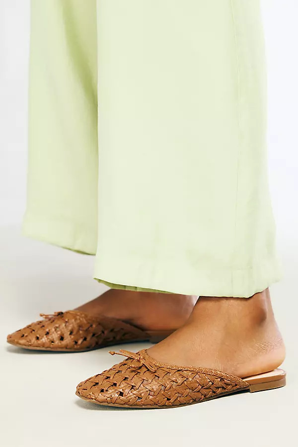 Woven Leather Mules | Anthropologie (US)