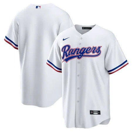 Men s Texas_Rangers Home Replica Team Jersey - White | Walmart (US)