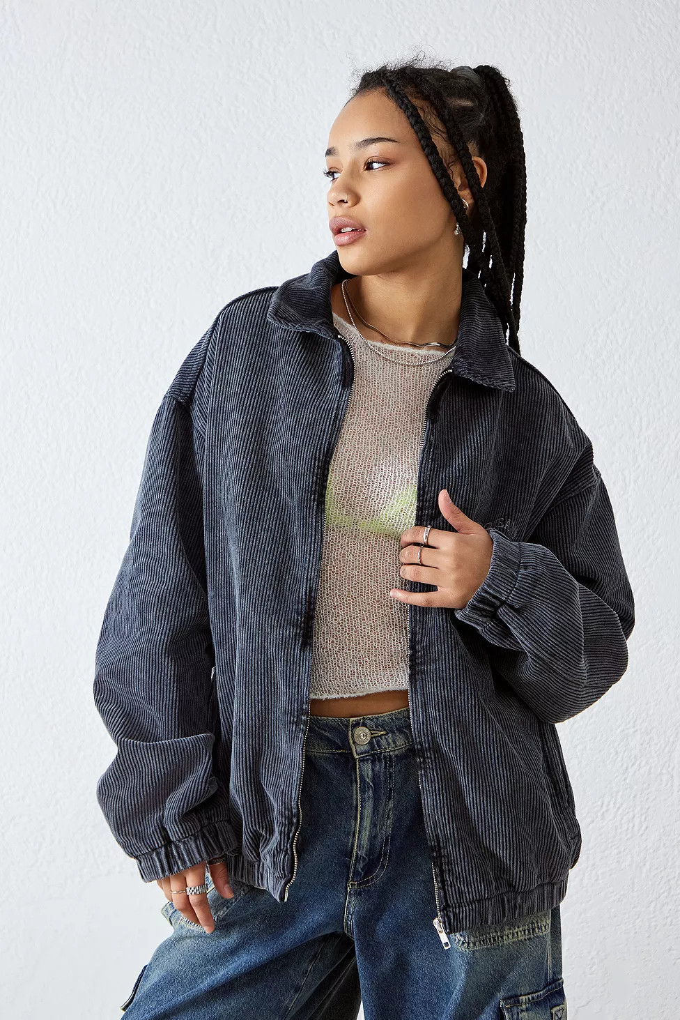 BDG Recycled Corduroy Harrington Jacket | Urban Outfitters (EU)