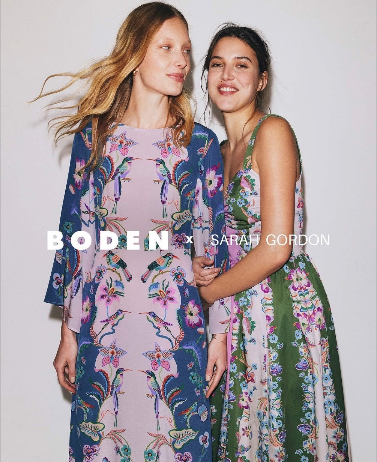 Obsessed with this collab! Hand-painted prints by British artist Sarah Gordon. Picture perfect for your next event.