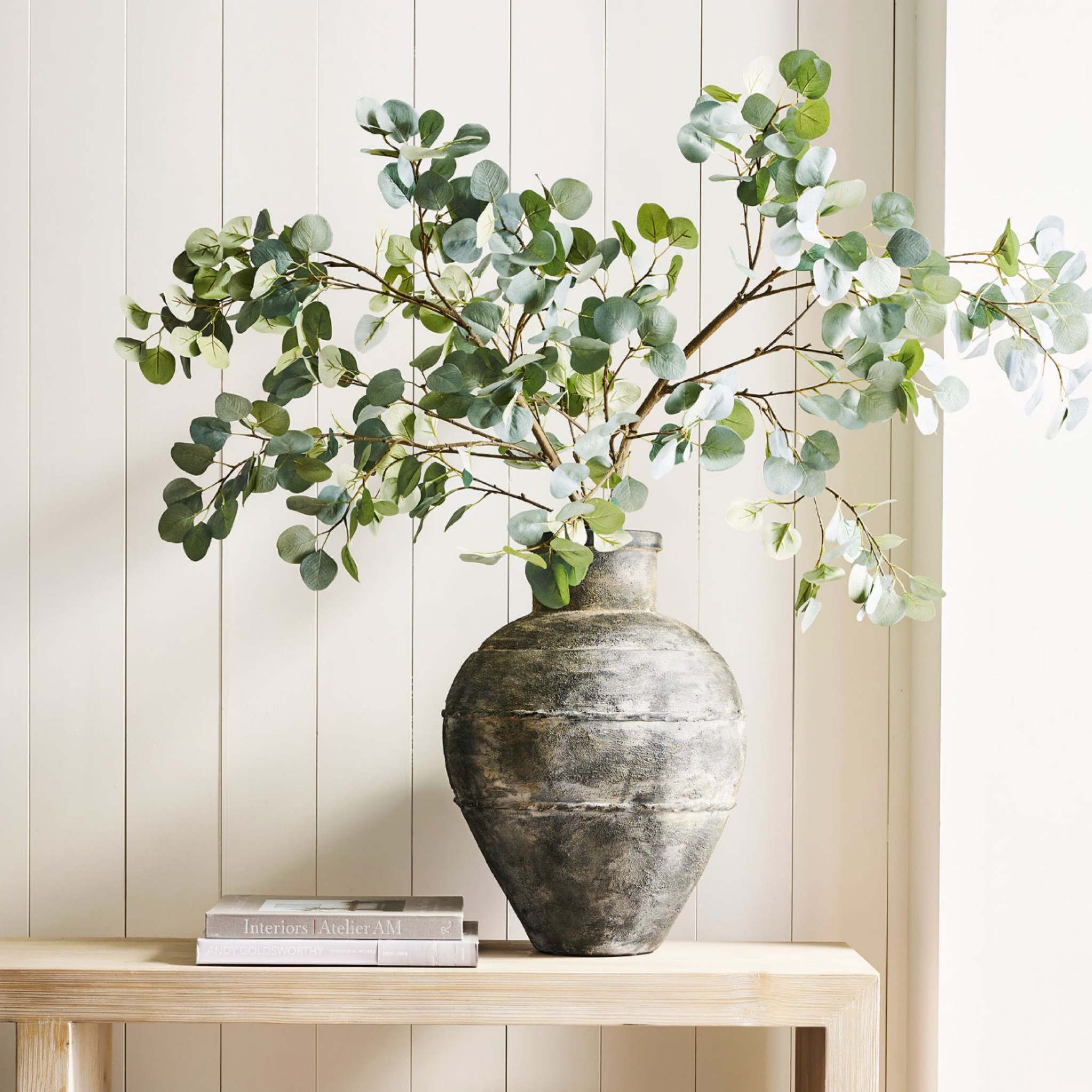 Pottery Barn new arrivals, artificial greenery, faux oversized silver dollar eucalyptus branch, faux olive branch, artificial olive tree, artisan handcrafted terracotta vase, seagrass tray, scallop rattan tray, outdoor lantern, terracotta bowl, centerpiece bowl, textured throw pillows, throw pillow cover, modern farmhouse decor, ceramic urn with handles, rope decorative spheres, ceramic hurricane candleholder

#LTKhome #LTKFind #LTKSeasonal
