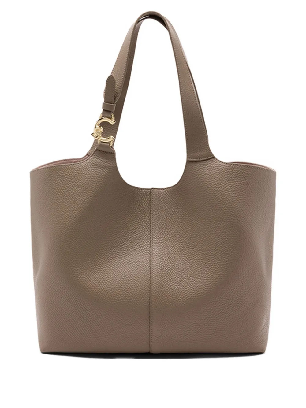 Coccinelle C-Easy buckle leather shoulder bag - Brown | Farfetch Global