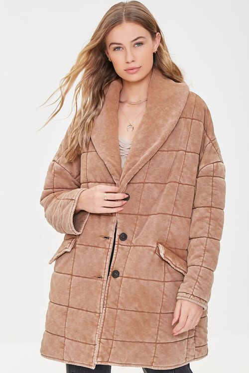 Quilted Longline Jacket | Forever 21 (US)