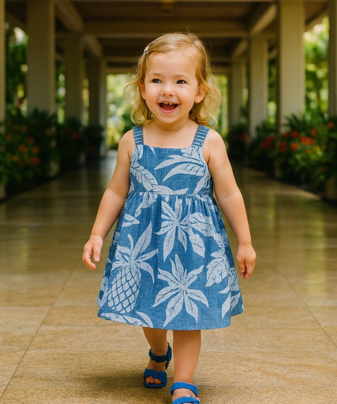 Pineapples Aloha Baby Girl Dress | Shop.app