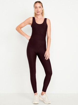 PowerSoft Open-Back 7/8 Bodysuit | Old Navy (US)