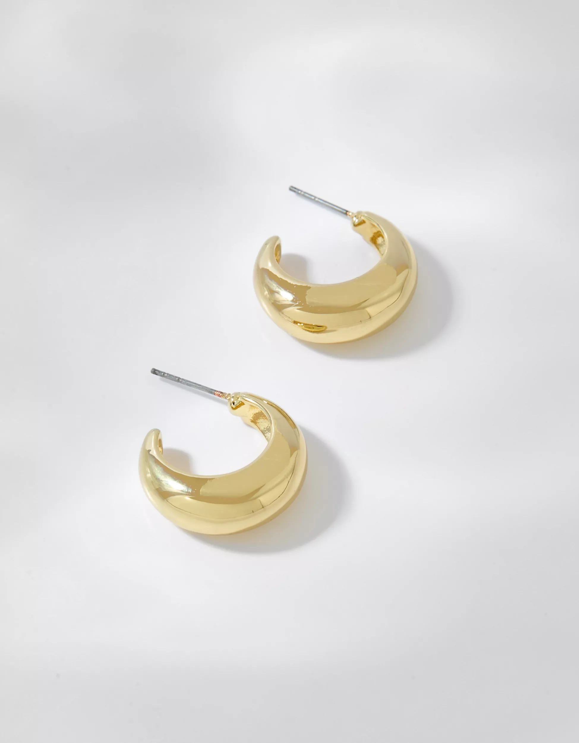 Aerie Shiny Hoop Earrings | Aerie