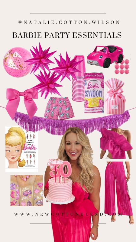 Barbie party essentials. Amazon party. Walmart party. Mother daughter birthday. Pink aesthetic.

#LTKfamily #LTKparties