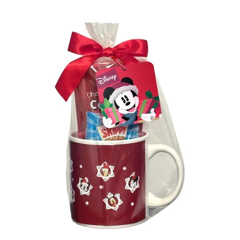 Mickey Mouse Holiday Chocolate Mug Gift Set with Ghirardelli Cookies & Skippy Peanut Butter Thins | Walmart (US)