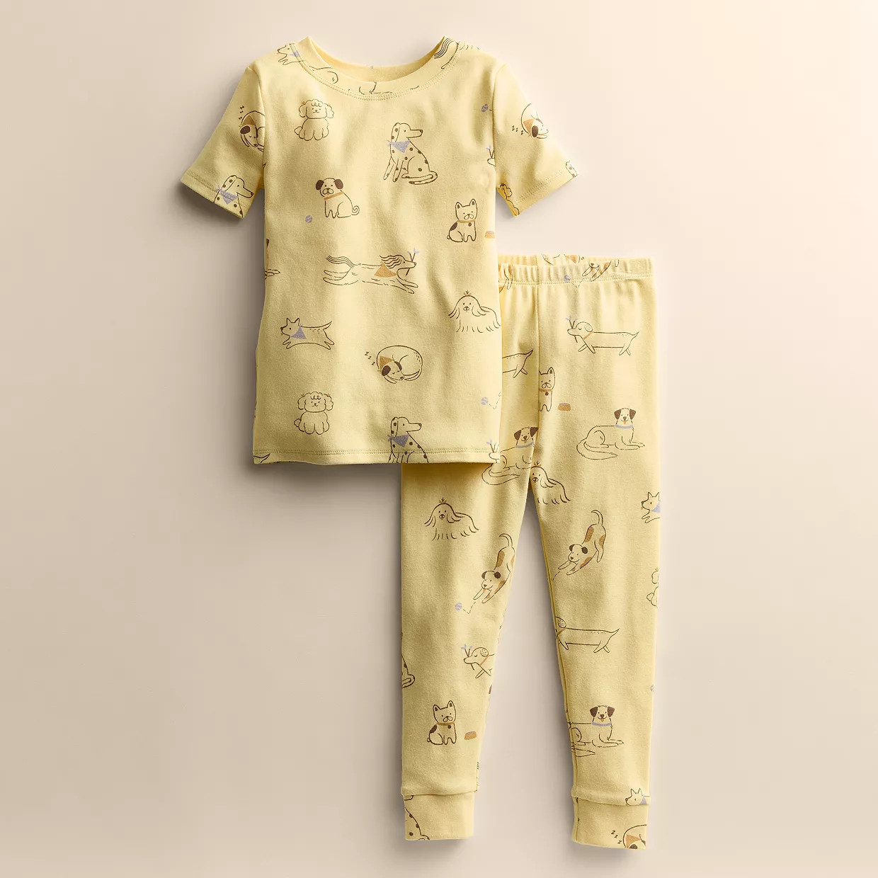 Kids 4-12 Little Co. By Lauren Conrad Short-Sleeve Two Piece Tight Fit Pajamas | Kohl's