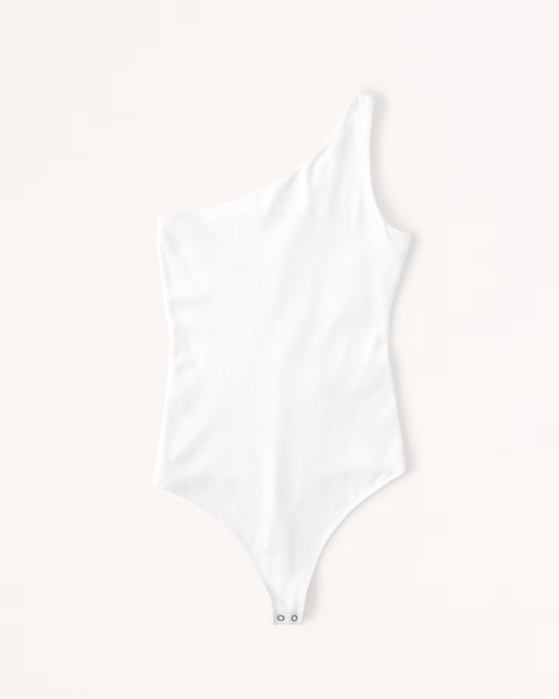 One-Shoulder Essential Bodysuit | Abercrombie & Fitch (US)