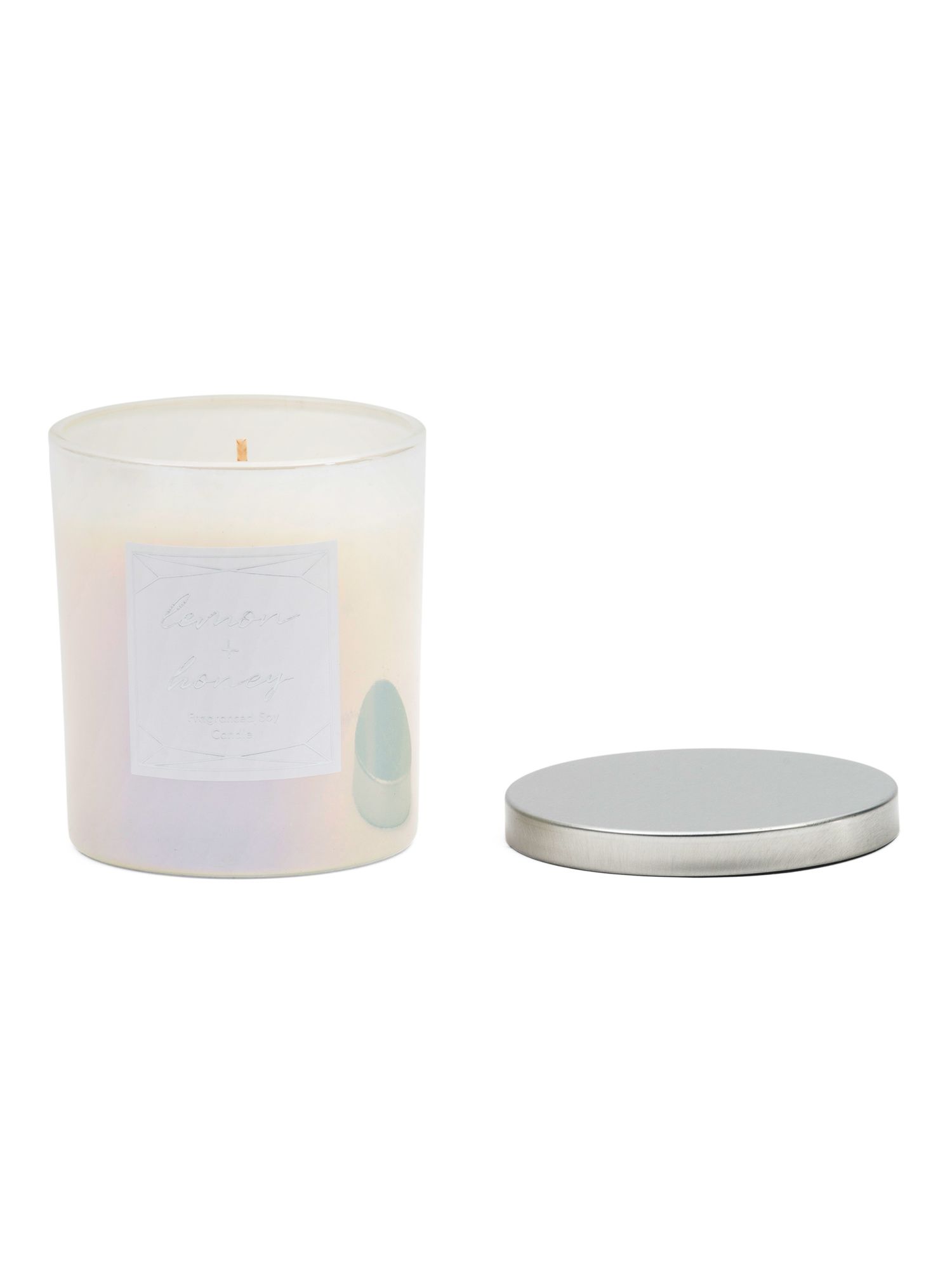 8oz Lemon &amp; Honey Iridescent Candle | TJ Maxx