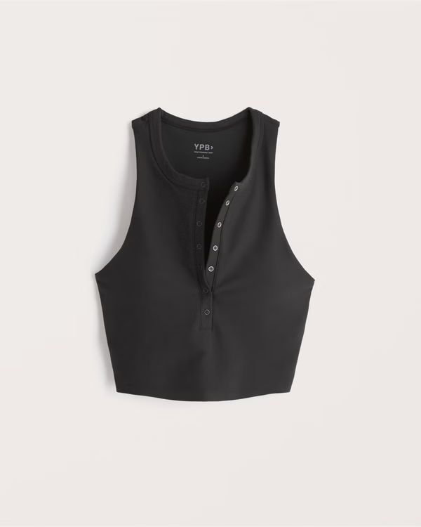 Women's YPB Henley Slim Tank | Women's Matching Sets | Abercrombie.com | Abercrombie & Fitch (US)