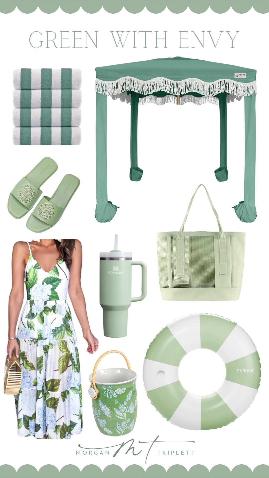 Green with envy 💚 

Summertime, greens, summer, beach, beach essentials, pool 

#LTKGiftGuide #LTKFindsUnder100 

#LTKSeasonal