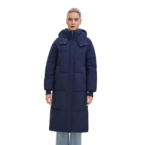 PUFFIT Long Puffer Jacket for Women,2025 Thickened Winter Coat Hooded with Deep Pockets, Ladies Warm Winter Jacket | Amazon (US)