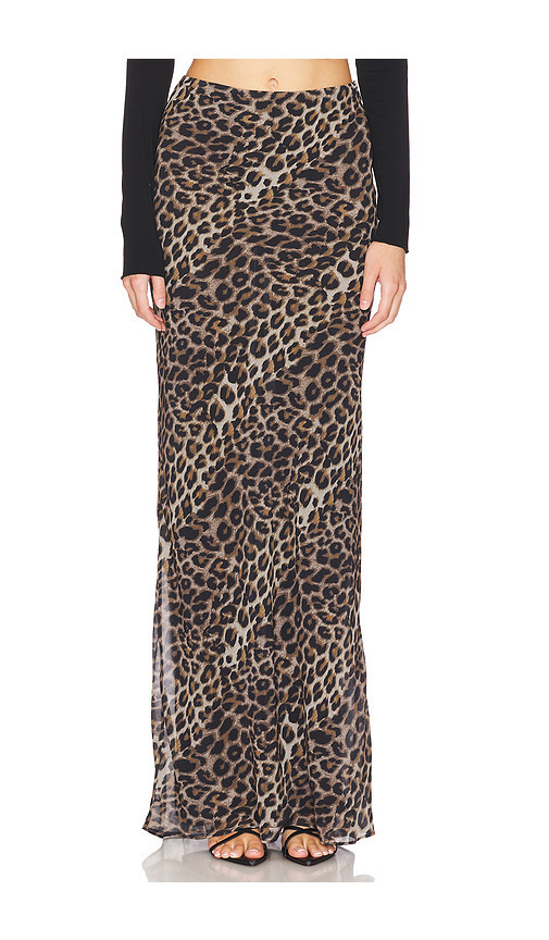 Lovers and Friends Atwood Maxi Skirt in Liquid Leopard. Size XXS | Revolve Clothing (Global)