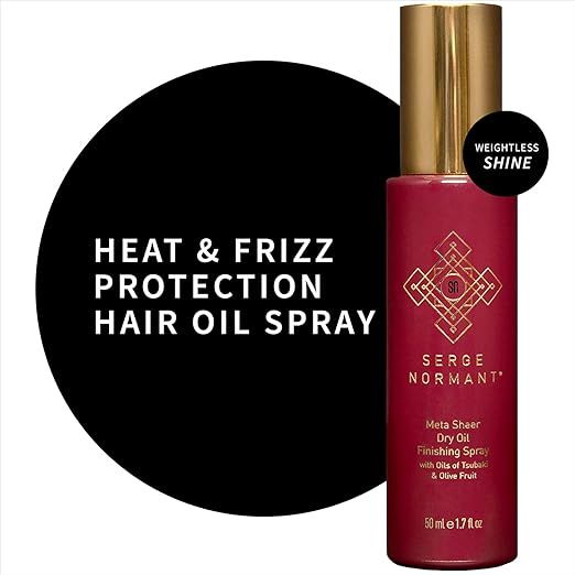Serge Normant Meta Sheer Finishing Hair Oil, Anti Frizz Hair Products For Wet or Dry, Dry Oil for... | Amazon (US)