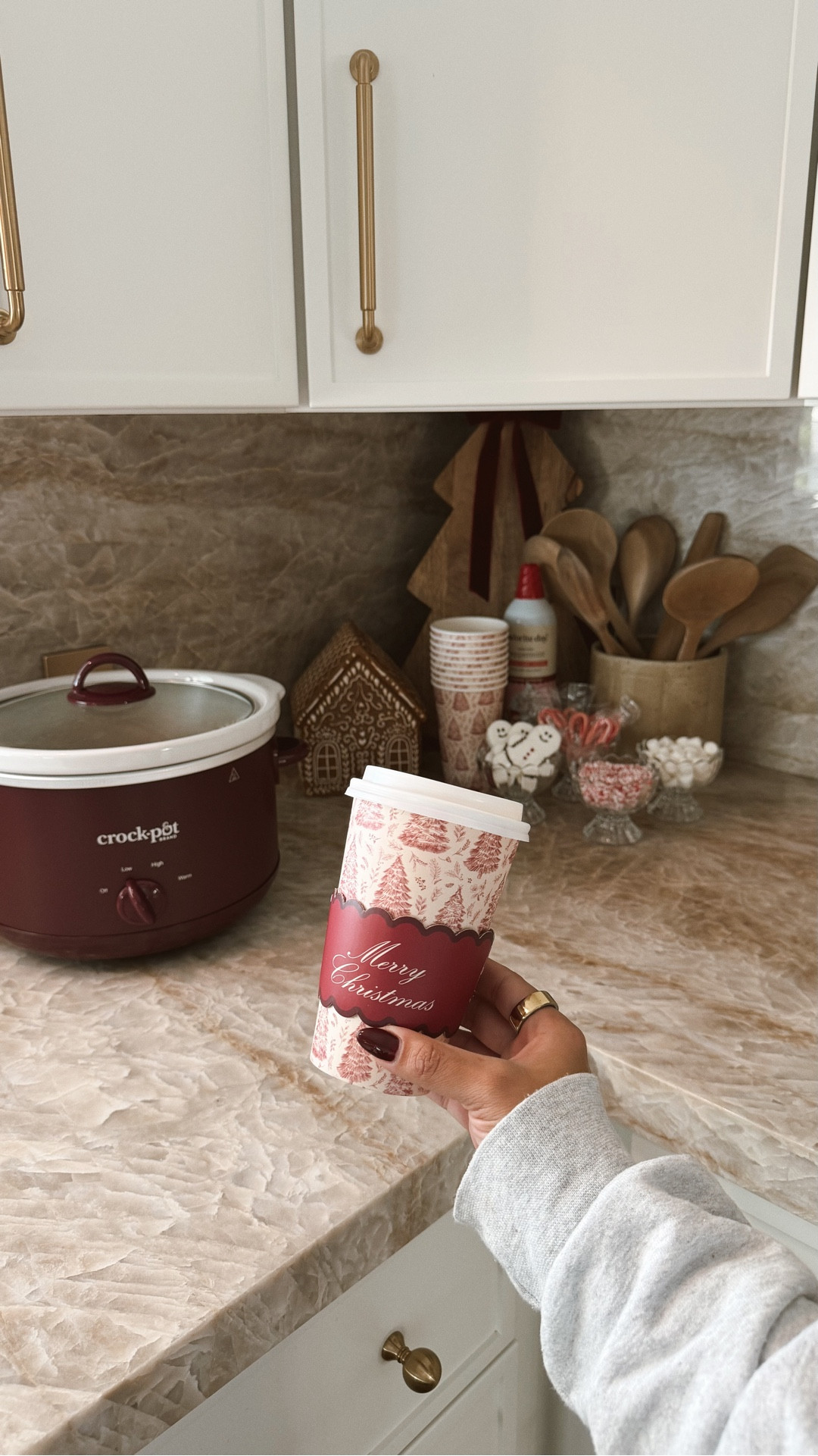 ✨ HOT COCOA SEASON IS HERE ✨
This crockpot cocoa is elite for cozy movie nights, holiday hosting, or honestly… any chilly night vibes ❄️☕️

What you need:
• 2 cups heavy cream
• 4 cups whole milk
• 1 can (8 oz) sweetened condensed milk
• 1 tbsp vanilla
• 1/3 cup unsweetened cocoa
• 2 cups semi-sweet chocolate

How to make:
Dump everything into your crockpot → give it a good mix → cook on LOW for 2–3 hrs, stirring here and there so it gets extra silky and chocolatey 🍫✨
Scoop into your cutest mugs + top with whipped cream, marshmallows, candy canes, sprinkles… go crazy.

It’s the easiest, creamiest holiday cocoa you’ll ever make. Enjoy 🎀✨

#LTKfoodie #LTKHoliday #LTKHome