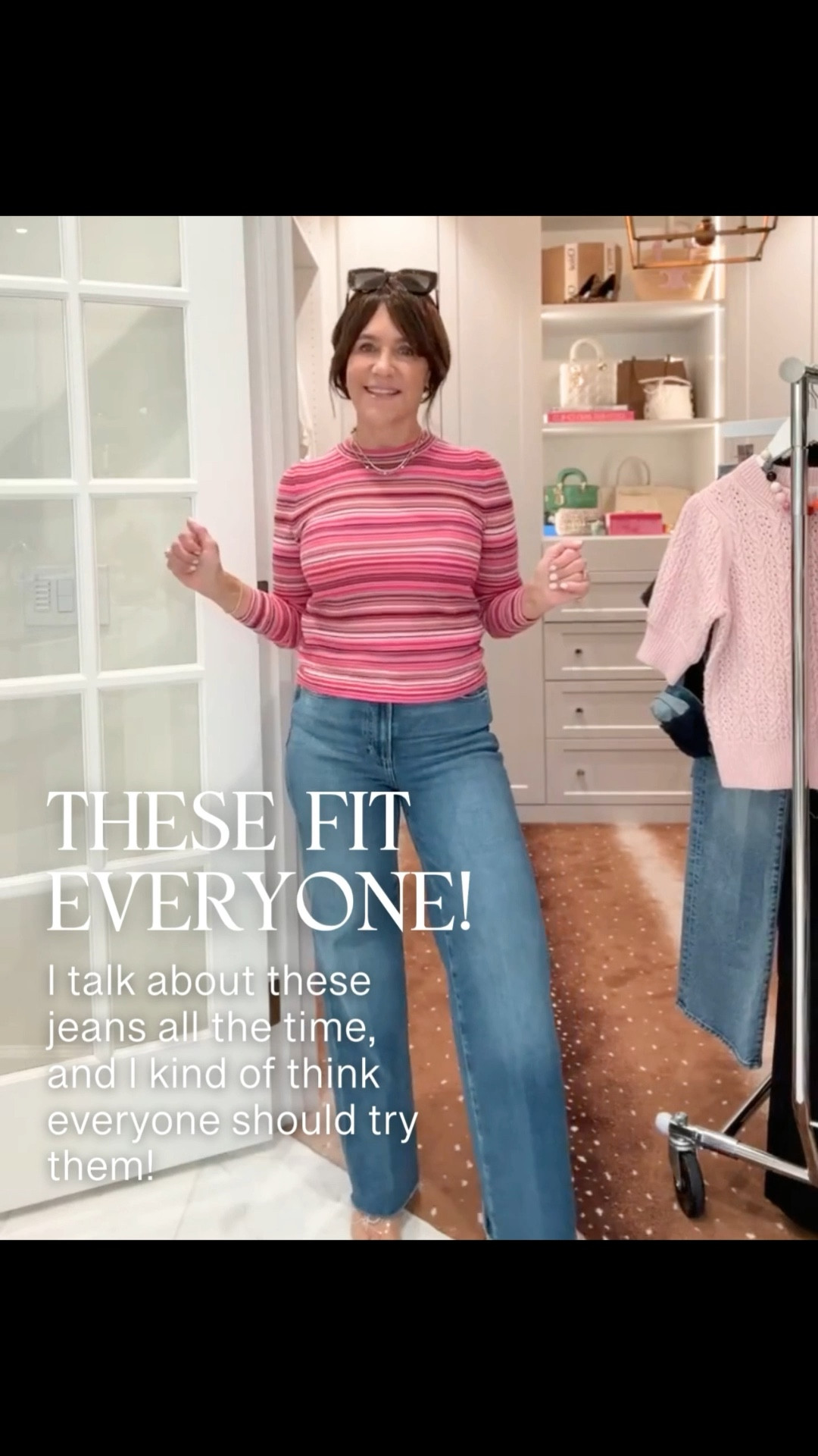 These jeans fit everyone! I own them in multiple washes and they come in regular and petite lengths!

#LTKPetite #LTKootd #LTKOver40