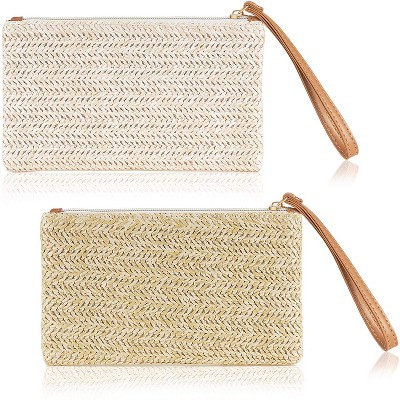 Narwey 2 Pieces Straw Clutch Purse Straw Handbag for Women | Target
