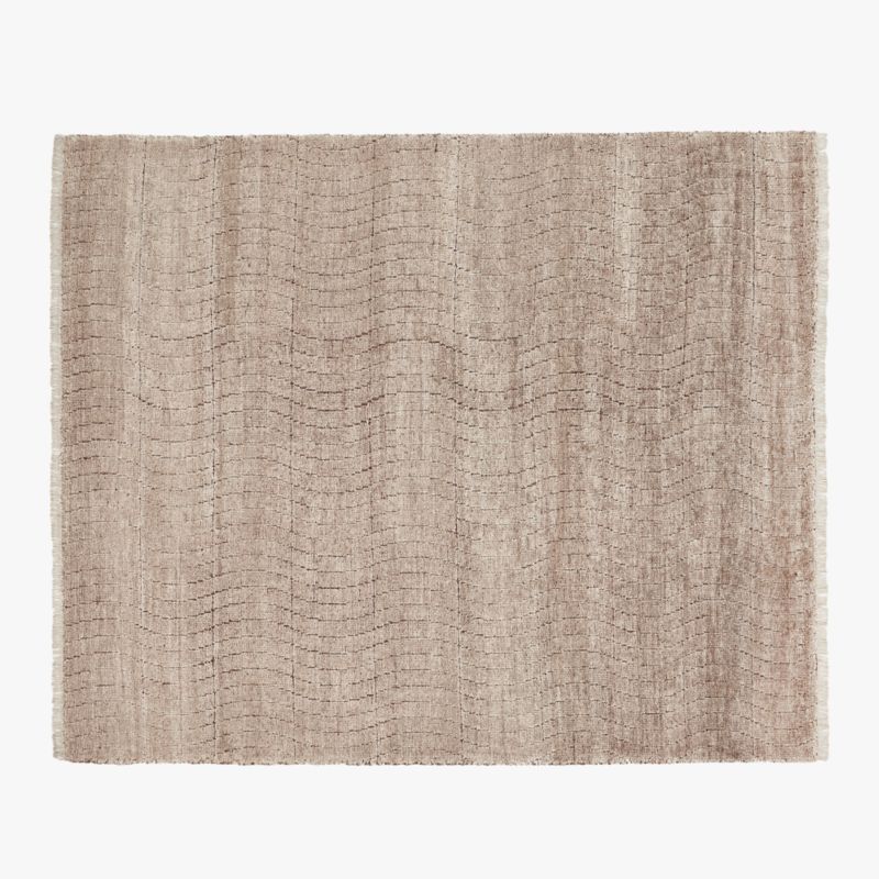 Wave Rust Hand-knotted Rug 8'x10' + Reviews | CB2 | CB2