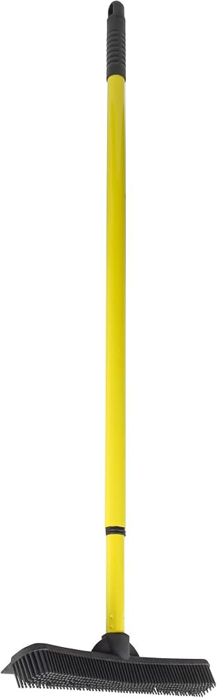 FURemover Pet Hair Remover Carpet Rake - Rubber Broom for Pet Hair Removal Tool with Squeegee & T... | Amazon (US)