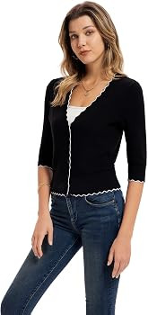 GRACE KARIN Women’s Sweater Cropped Cardigan Knit Shrugs for Dresses Tops Button Down Lightweig... | Amazon (US)