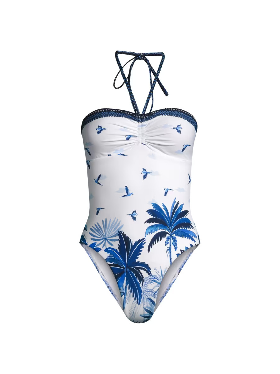 Dream Sky Halter One-Piece Swimsuit | Saks Fifth Avenue