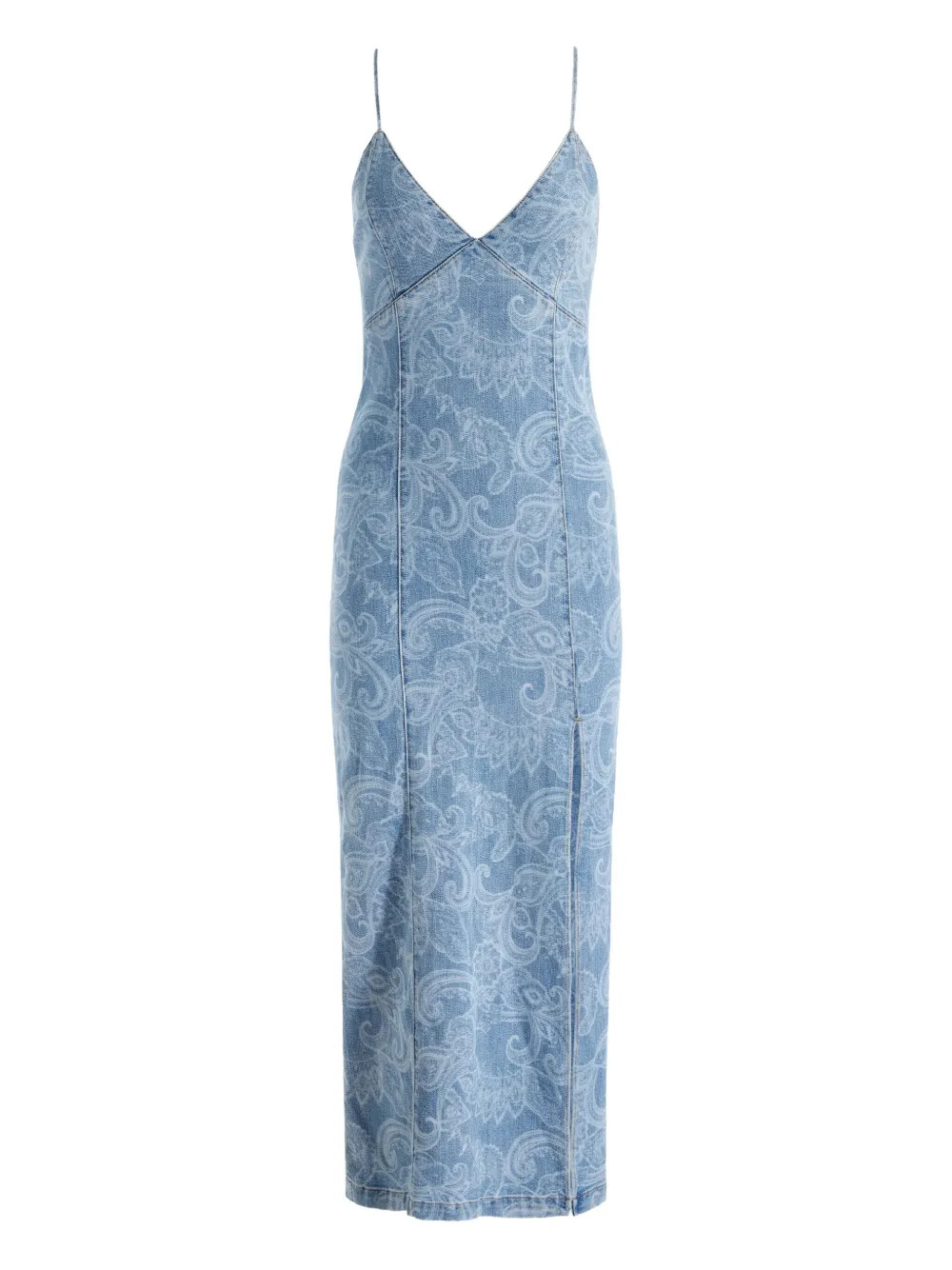 Alice + Olivia Julietta Denim Slip Dress | Blue | FARFETCH | Farfetch Global