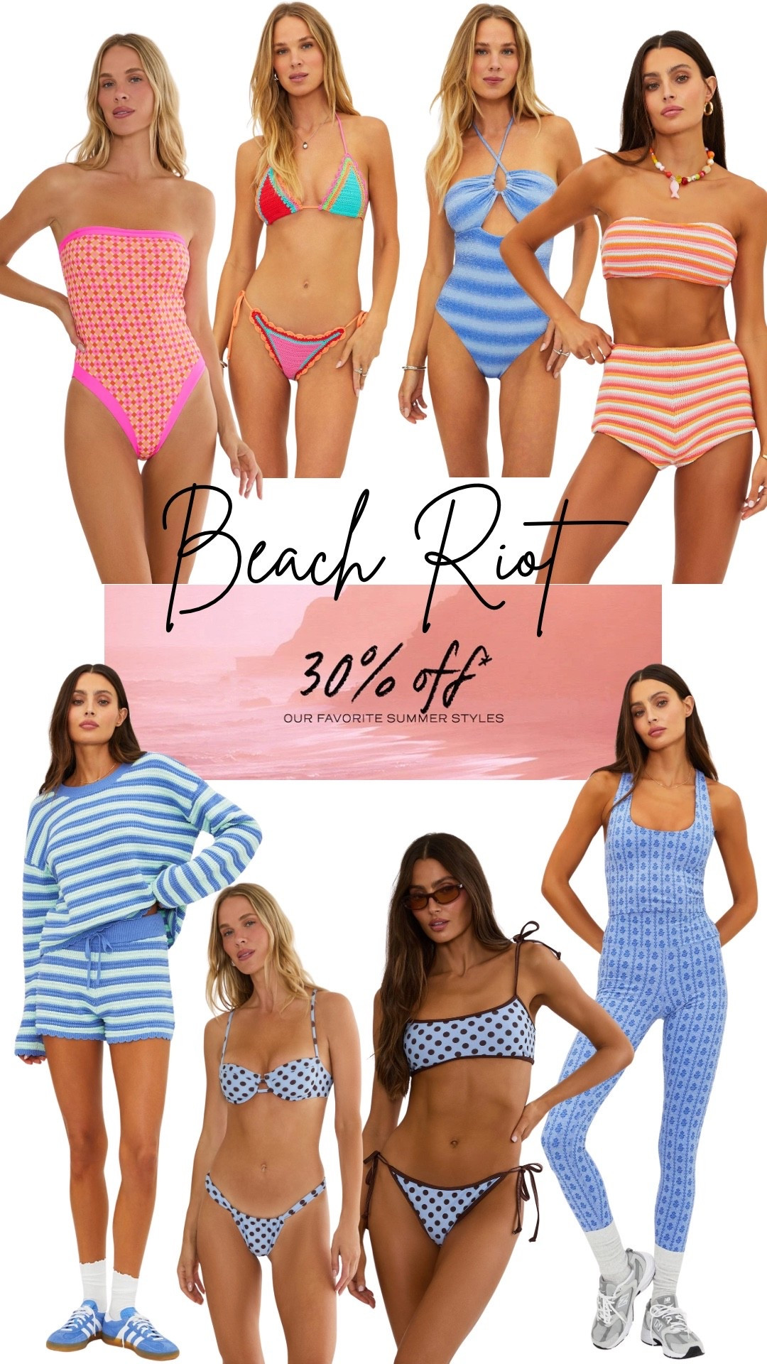 Beach Riot - 30% off summer favs

#LTKootd #LTKActive #LTKSwim