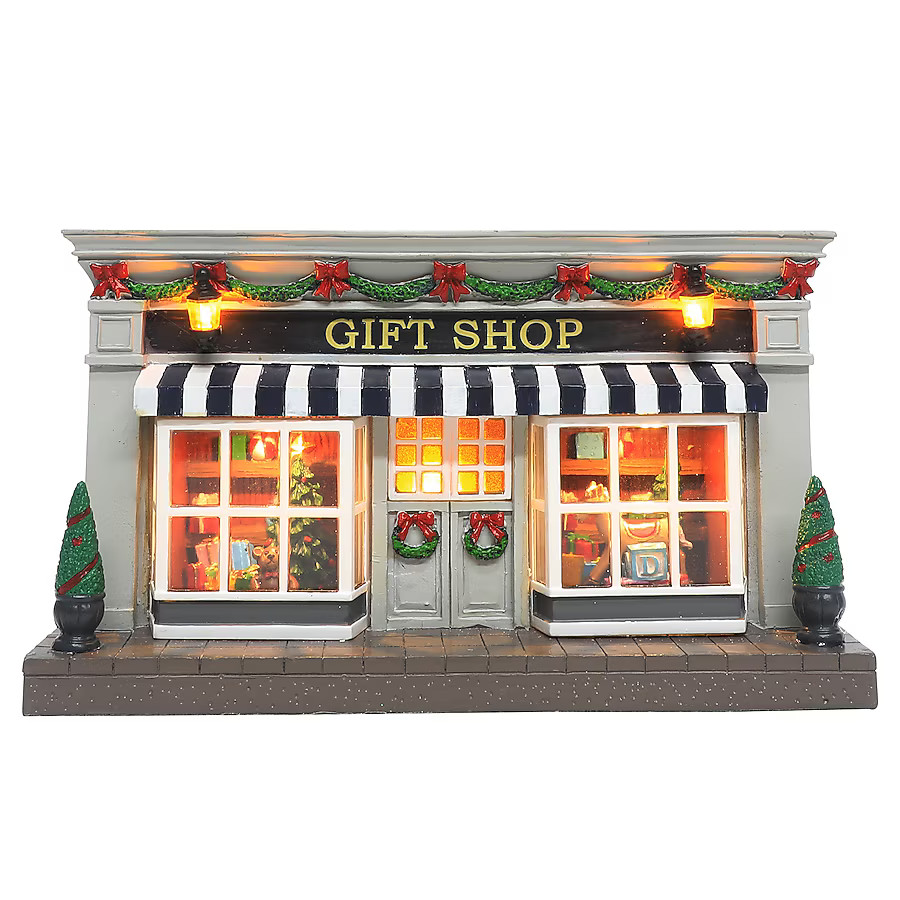 Carole Towne Carole Towne Lighted Musical Building | Lowe's