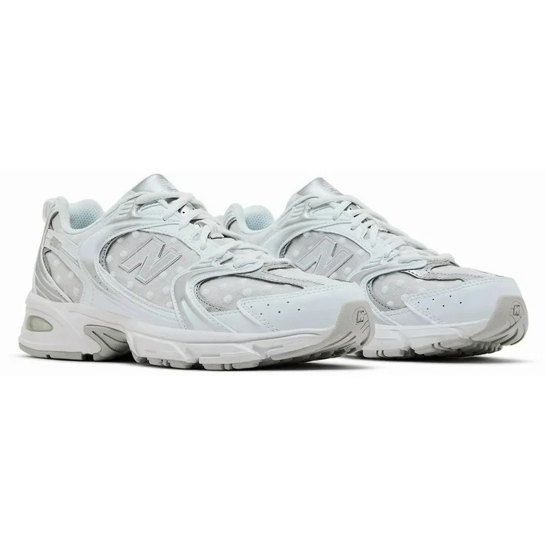 New Balance 530 White Silver Metallic Polka Dots | Walmart (US)