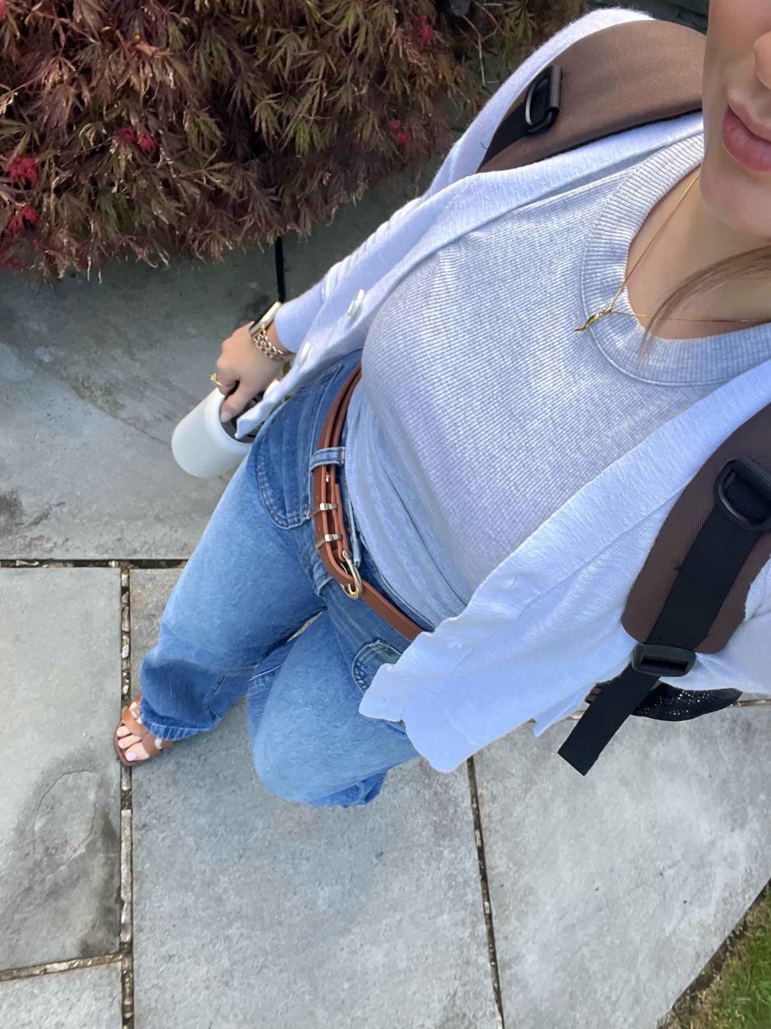 Perfect transitional outfit 🥹 

top: small
sweater: xs
bottom: 25

#LTKStyleTip #LTKFallSale #LTKSeasonal
