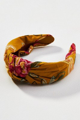 Everly Brocade Knot Headband | Anthropologie (US)