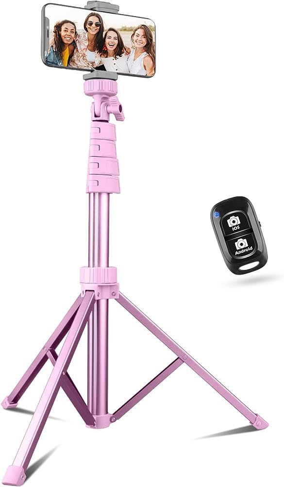 Sensyne 62" Phone Tripod & Selfie Stick, Extendable Cell Phone Tripod Stand with Wireless Remote ... | Amazon (US)