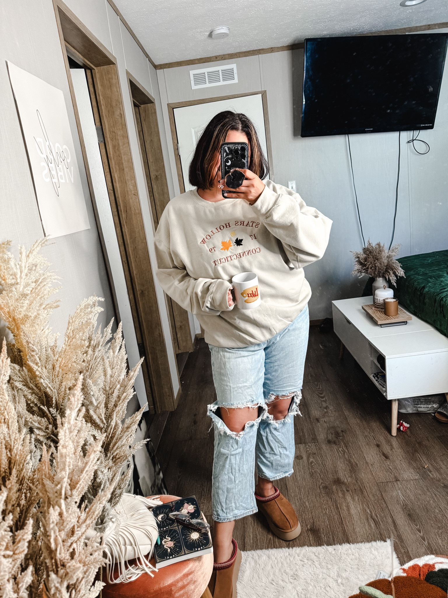 Gilmore Girls crew neck sweater to give off all the fall vibes today 

Comfy, cozy, hand made, sweatshirt, cozy 

#LTKstyletip #LTKplussize #LTKSeasonal