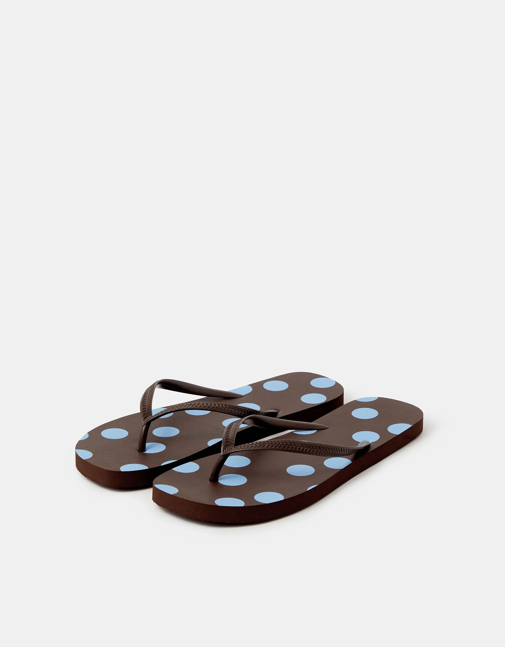 Polka Dot Flip Flops Brown | Accessorize (Global)