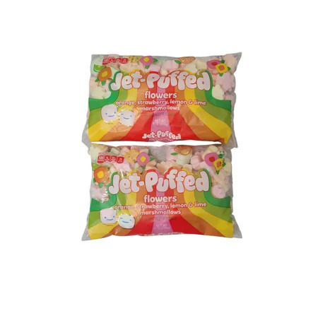 Jet-Puffed Flowers Orange, Strawberry, Lemon, and Lime Marshmallows 8 oz Bag 2 Pack | Walmart (US)