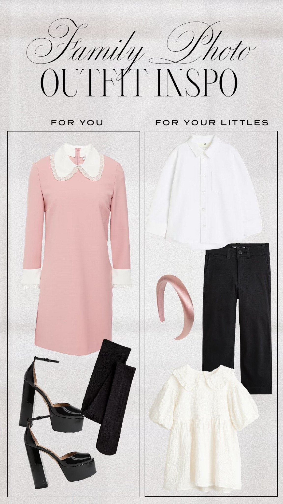 Another Family Photo Inspo board. Happy shopping🤍