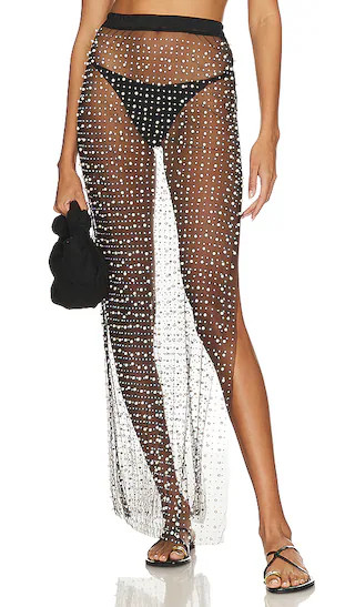 Girl Gang Maxi Skirt in Black | Revolve Clothing (Global)