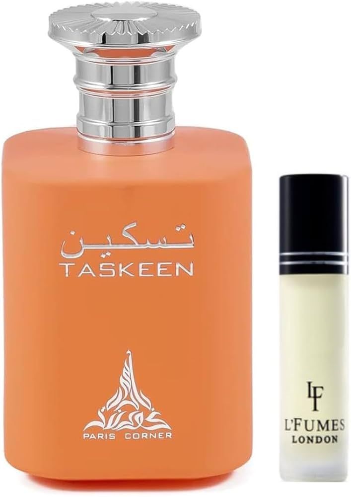 Paris Corner Taskeen Peach Tea Perfume EDP 3.4Fl Oz with 8ml L'Fumes Roll-On Layering Perfume Oil... | Amazon (US)