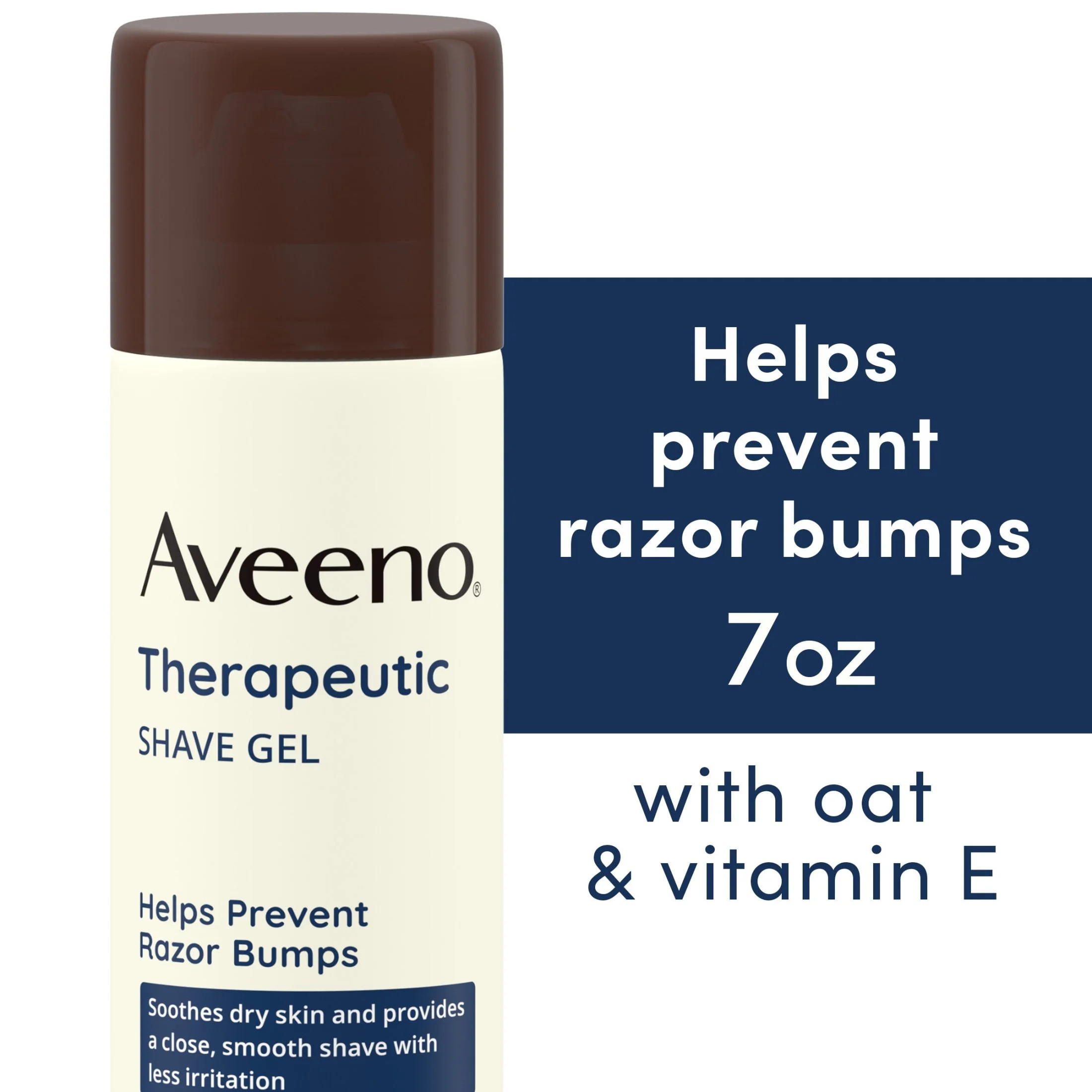 Aveeno Therapeutic Shave Gel for Dry Skin with Oat & Vitamin E, Shaving Cream for Men and Women, ... | Walmart (US)