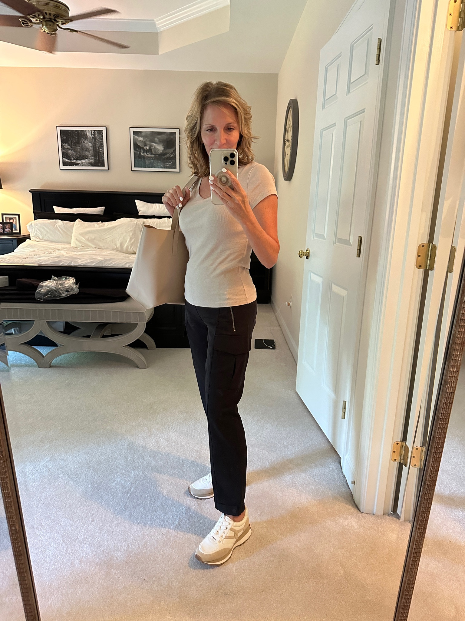 Side zipper cargo pants perfect for travel and available in petite

#LTKTravel #LTKOver40 #LTKActive