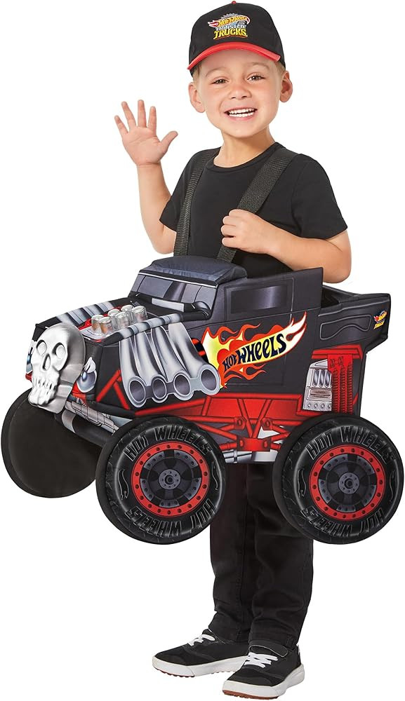 Spirit Halloween Hot Wheels Toddler Bone Shaker Ride-Along Costume | Officially Licensed | 3D Out... | Amazon (US)