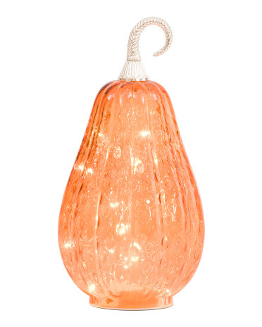 12x6.5 Led Glass Gourd | TJ Maxx