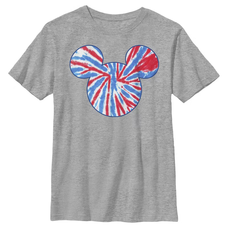 Boy's Disney Mickey and Friends Americana Tie Dye T-Shirt | Target