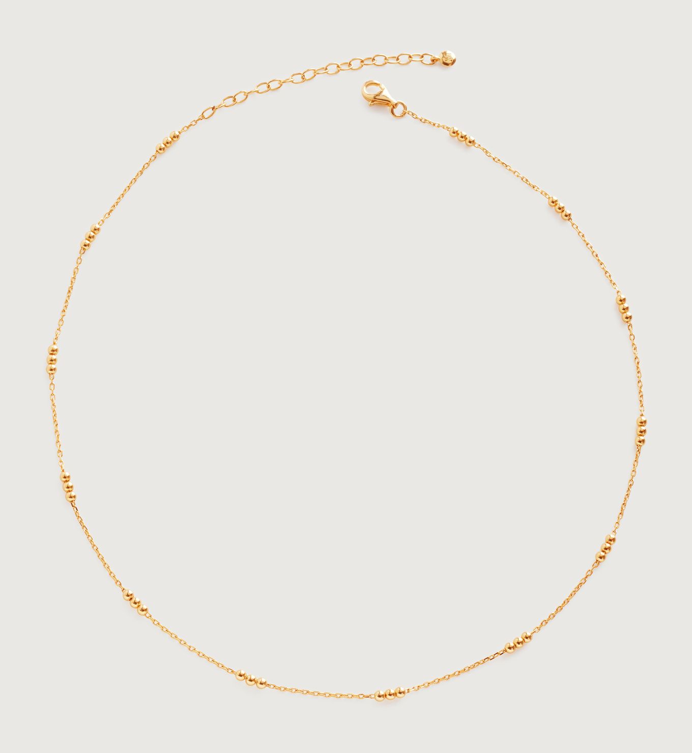 Triple Beaded Choker Necklace 35-41cm/14-16" | Monica Vinader (Global)
