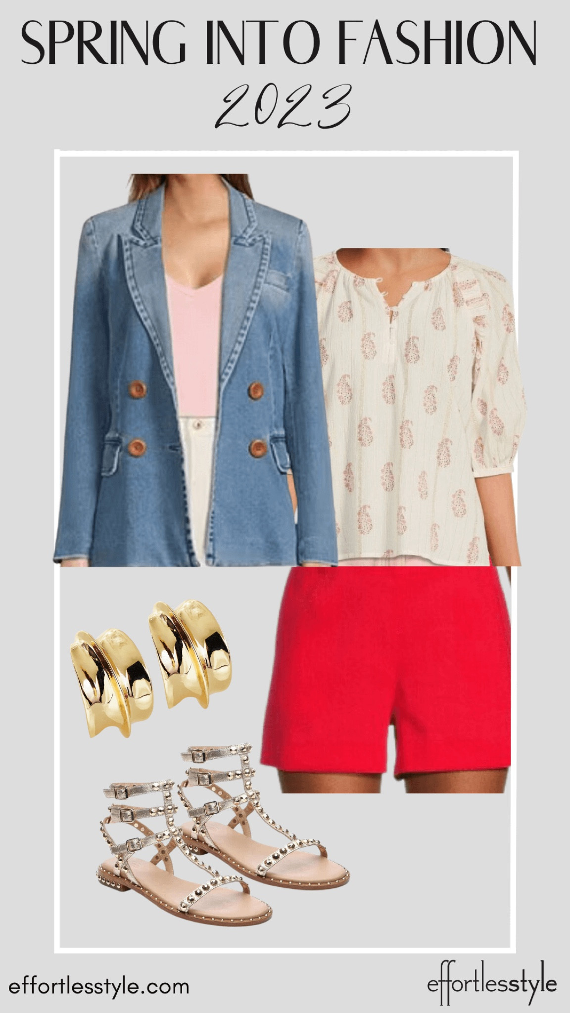 Love a blazer and shorts look for spring…. And how about doing that with a fabulous DENIM blazer?  So fun!

#LTKstyletip #LTKFind #LTKSeasonal