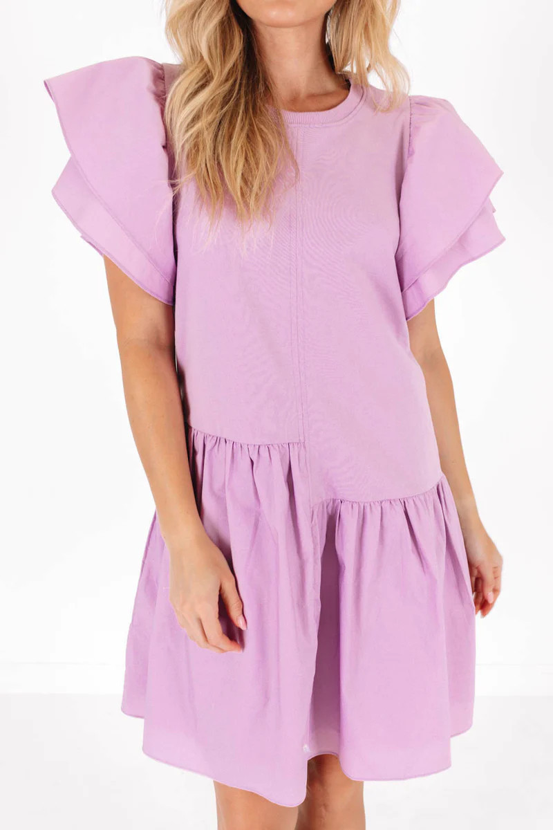 Keep Up With Me Dress - Lilac | The Impeccable Pig