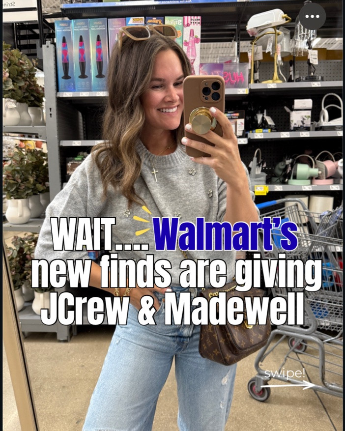 Walmart fall finds 2026- J.Crew and madewell look for less! LIKE and COMMENT “WALMART FINDS” for deets. So many good classics suede mules, new scenario brand, petite friendly jeans and more! #walmartfinds #falloutfitinspo

#LTKSaleAlert #LTKootd #LTKOver40