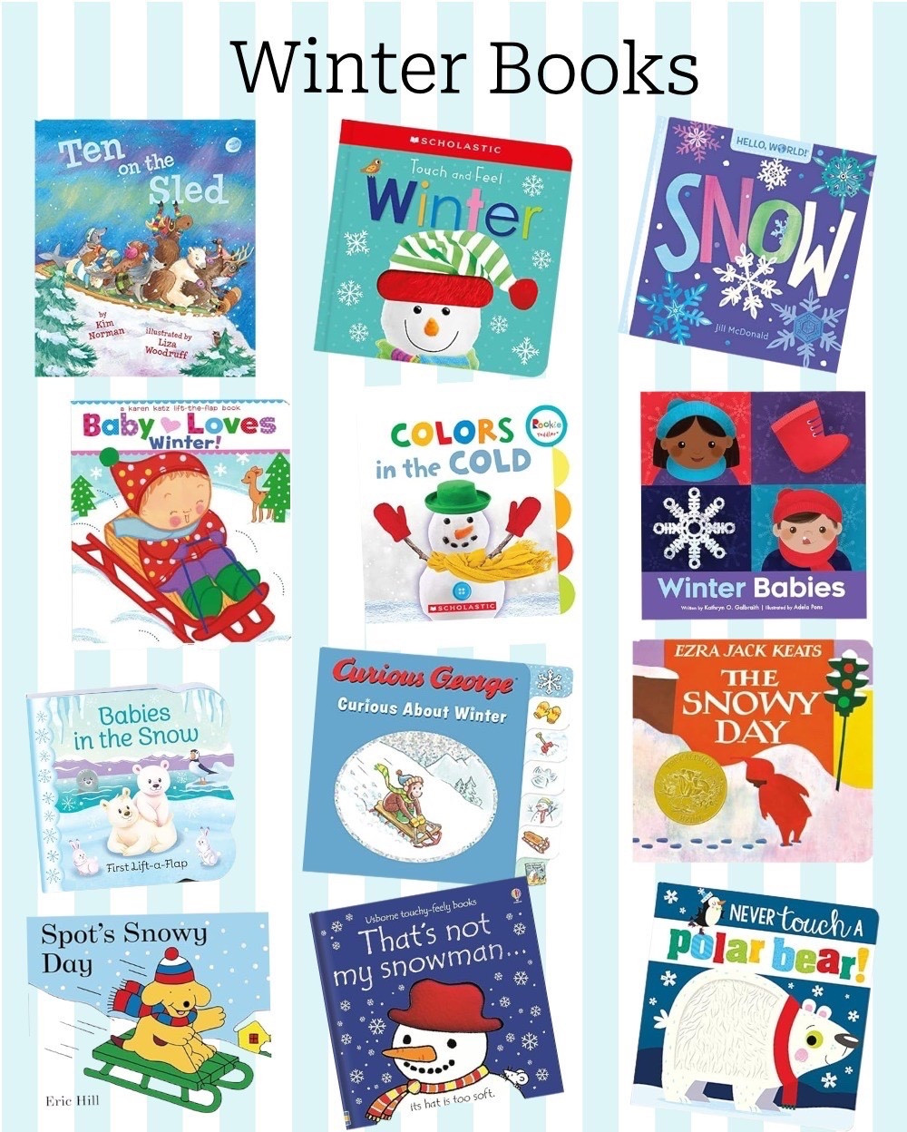 Winter books for toddlers and babies 

Playroom inspo, playroom inspiration, playroom, toddler toys, kids toys, learning toys, baby toys, toddler mom, toddler gifts, kids gifts, toddler gift guide, kids gift guide, Amazon finds, toddler, baby, toys, giftguide, giftideas, kidsgifts, kids books, board books, seasonal books 

#LTKKids #LTKSeasonal #LTKSaleAlert